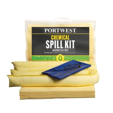 20 litru ķīmiskā absorbenta komplekts Portwest SM90
