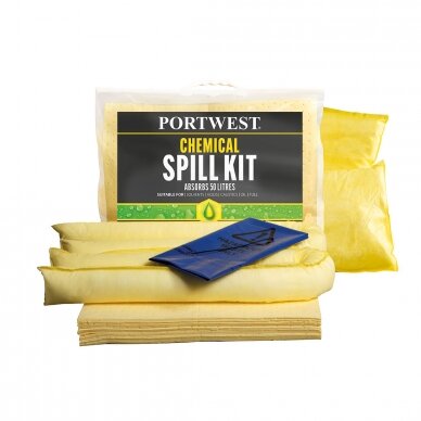 50 litru ķīmiskā absorbenta komplekts Portwest SM91