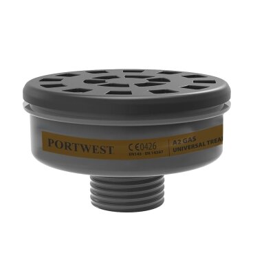 A2 gāzes filtrs ar universālo savienotāju Portwest P906