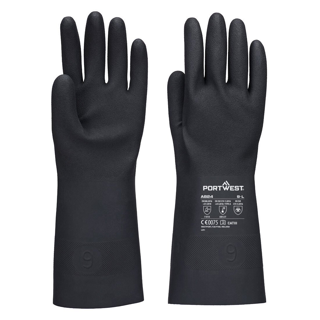 Gumijas cimdi PORTWEST A824 2
