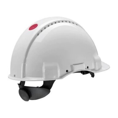 Aizsargķivere 3M-G3000N-VI ar regulējamu mehānismu, balta