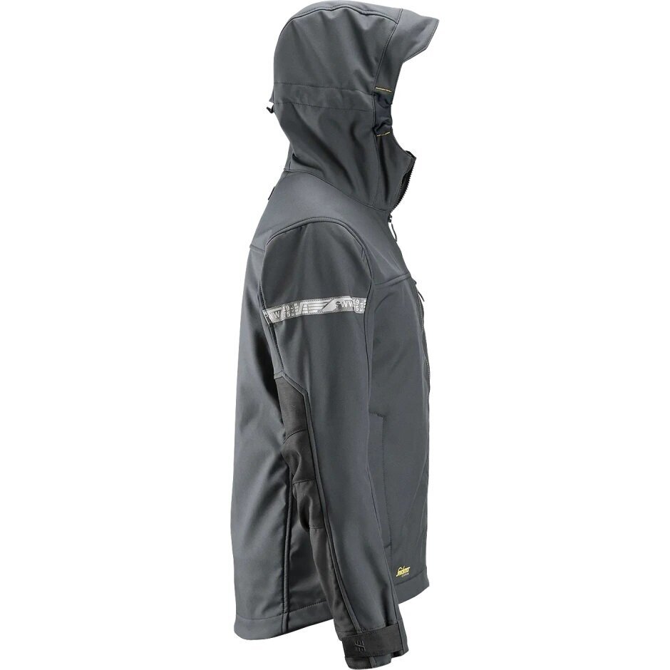 AllroundWork jaka ar kapuci Softshell SNICKERS WORKWEAR, tumši pelēka 2 AllroundWork jaka ar kapuci Softshell SNICKERS WORKWEAR, tumši pelēka 2