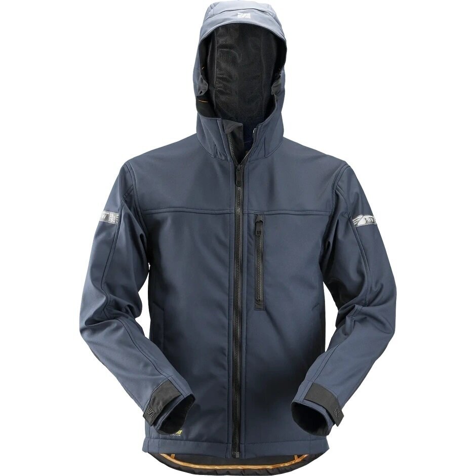 AllroundWork jaka ar kapuci Softshell SNICKERS WORKWEAR, tumši zila 6