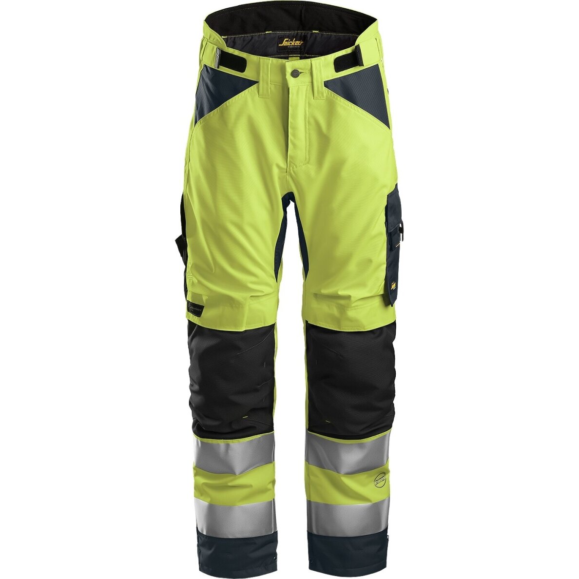 Apsildāmās bikses+ AllroundWork Hi-Vis 37.5® SNICKERS WORKWEAR, dzeltenas Apsildāmās bikses+ AllroundWork Hi-Vis 37.5® SNICKERS WORKWEAR, dzeltenas