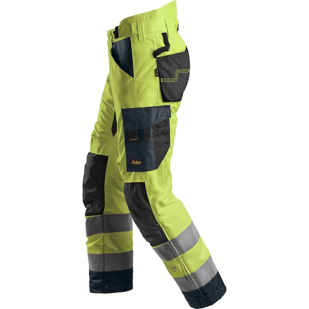 Apsildāmās bikses+ AllroundWork Hi-Vis 37.5® SNICKERS WORKWEAR, dzeltenas 3 Apsildāmās bikses+ AllroundWork Hi-Vis 37.5® SNICKERS WORKWEAR, dzeltenas 3