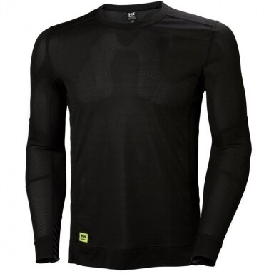 Apakškrekls HELLY HANSEN Lifa Crewneck, melns