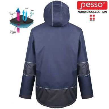 Pašiltinta striukė Pesso ARVIKA, mėlyna
