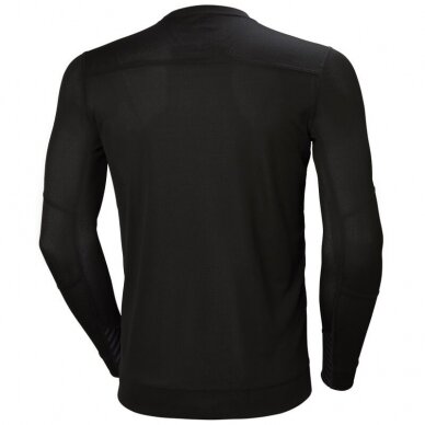 Apatiniai marškinėliai HELLY HANSEN Lifa Crewneck, juodi 1 Apatiniai marškinėliai HELLY HANSEN Lifa Crewneck, juodi 1