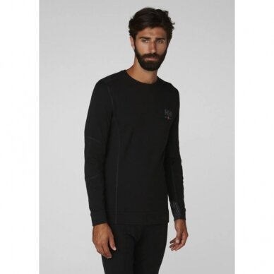 Apakškrekls HELLY HANSEN Lifa Merino Crewneck, melns 2 Apakškrekls HELLY HANSEN Lifa Merino Crewneck, melns 2