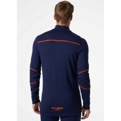 Apakškrekls HELLY HANSEN Lifa Merino Half Zip, oranžs 3 Apakškrekls HELLY HANSEN Lifa Merino Half Zip, oranžs 3