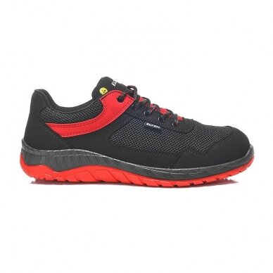 Apavi ELTEN Lonny Red Low S1P SR, melni/sarkani 1 Apavi ELTEN Lonny Red Low S1P SR, melni/sarkani 1