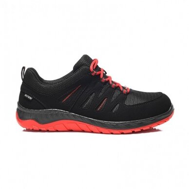 Apavi ELTEN Maddox Black Red LOW O2, melni/sarkani 1