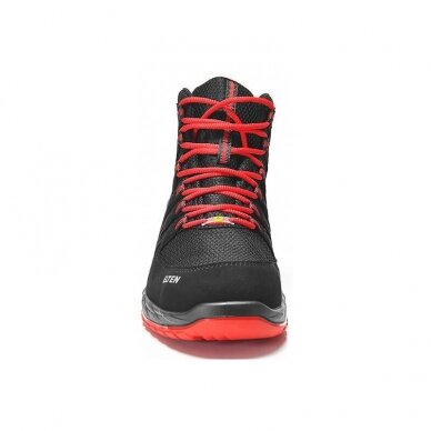 Apavi ELTEN Maddox Black Red Mid ESD S3 SRC, melns/sarkans 2 Apavi ELTEN Maddox Black Red Mid ESD S3 SRC, melns/sarkans 2