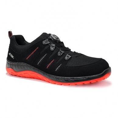 Apavi ELTEN Maddox Boa Low ESD S3 SRC, melni/sarkani
