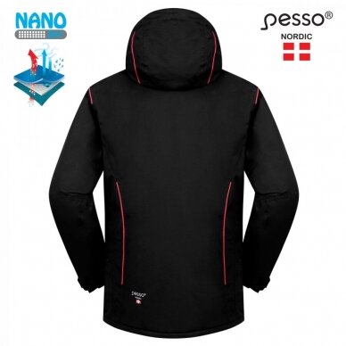 Apsildāma jaka Pesso Helsinki, melna 2