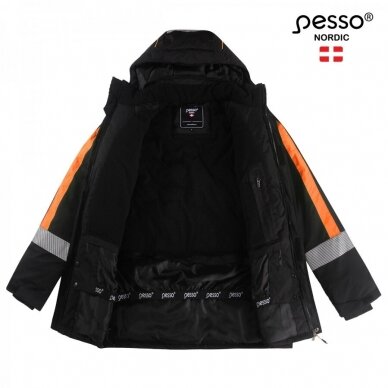 Šilta neperšlampanti striukė Pesso NOVA_OR, juoda, oranžinė 3 Šilta neperšlampanti striukė Pesso NOVA_OR, juoda, oranžinė 3