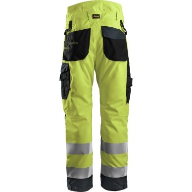 Apsildāmās bikses+ AllroundWork Hi-Vis 37.5® SNICKERS WORKWEAR, dzeltenas 1 Apsildāmās bikses+ AllroundWork Hi-Vis 37.5® SNICKERS WORKWEAR, dzeltenas 1