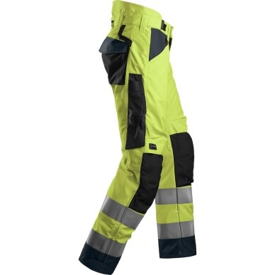 Apsildāmās bikses+ AllroundWork Hi-Vis 37.5® SNICKERS WORKWEAR, dzeltenas 2 Apsildāmās bikses+ AllroundWork Hi-Vis 37.5® SNICKERS WORKWEAR, dzeltenas 2