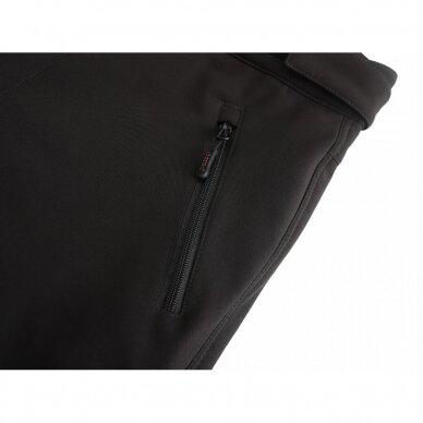 Apsildāmās Pesso softshell bikses BARNABI, melnas ar dzeltenu apdari 9 Apsildāmās Pesso softshell bikses BARNABI, melnas ar dzeltenu apdari 9