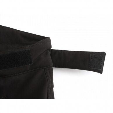 Apsildāmās Pesso softshell bikses BARNABI, melnas ar dzeltenu apdari 8 Apsildāmās Pesso softshell bikses BARNABI, melnas ar dzeltenu apdari 8