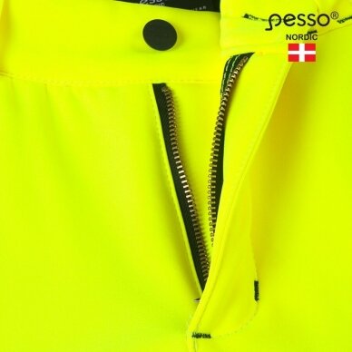 Pašiltintos softshell Pesso Nebraska darbo kelnės, geltonos 7 Pašiltintos softshell Pesso Nebraska darbo kelnės, geltonos 7