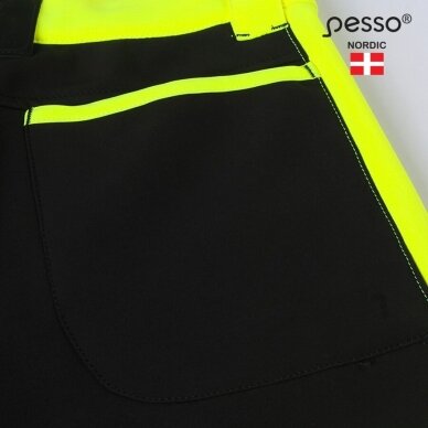 Pašiltintos softshell Pesso Nebraska darbo kelnės, geltonos 16 Pašiltintos softshell Pesso Nebraska darbo kelnės, geltonos 16