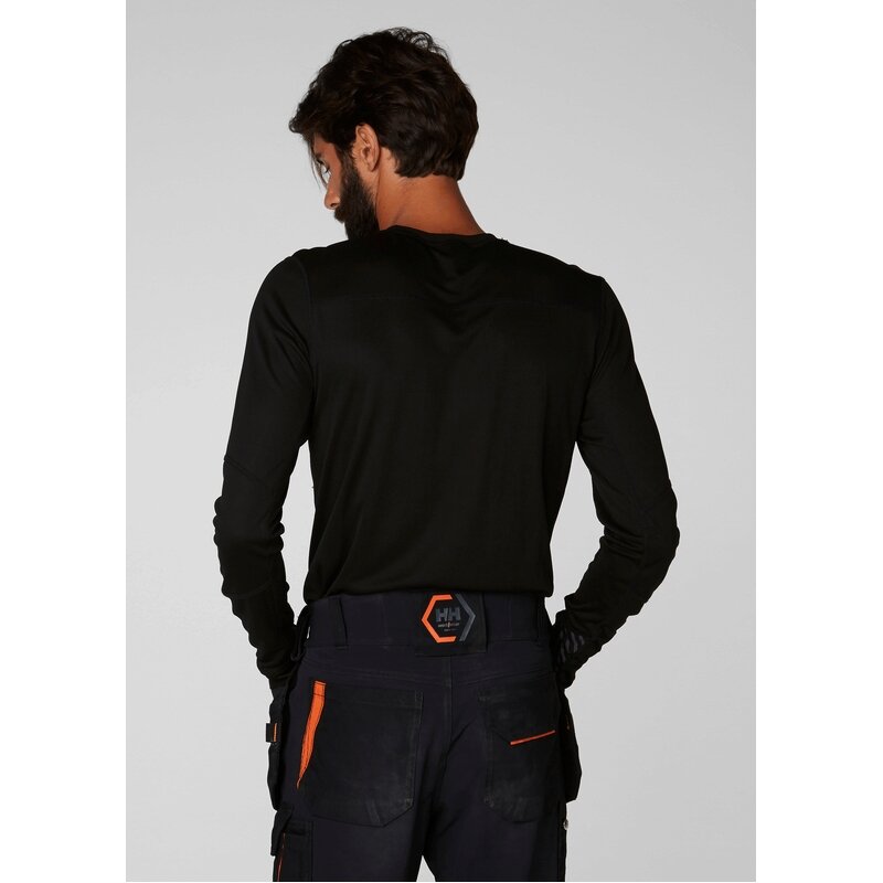 Apatiniai marškinėliai HELLY HANSEN Lifa Crewneck, juodi 3 Apatiniai marškinėliai HELLY HANSEN Lifa Crewneck, juodi 3