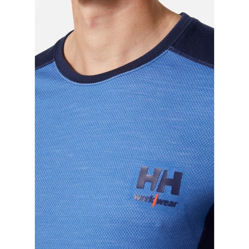 Apakškrekls HELLY HANSEN Lifa Merino Crewneck, gaiši zils 2 Apakškrekls HELLY HANSEN Lifa Merino Crewneck, gaiši zils 2