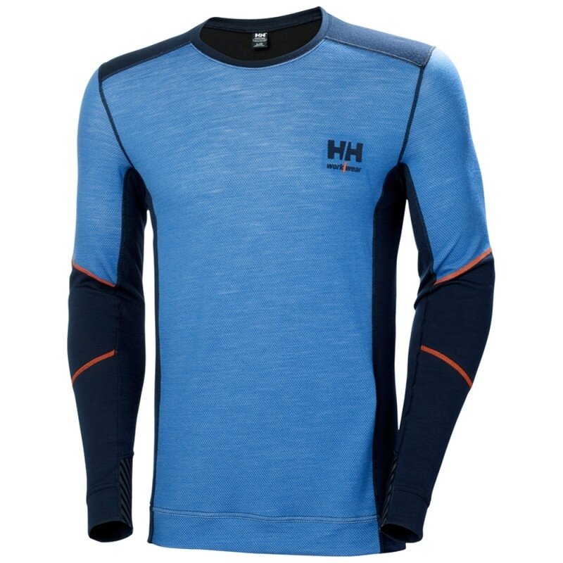 Apakškrekls HELLY HANSEN Lifa Merino Crewneck, gaiši zils Apakškrekls HELLY HANSEN Lifa Merino Crewneck, gaiši zils
