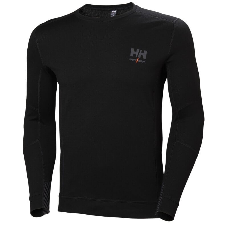 Apakškrekls HELLY HANSEN Lifa Merino Crewneck, melns Apakškrekls HELLY HANSEN Lifa Merino Crewneck, melns