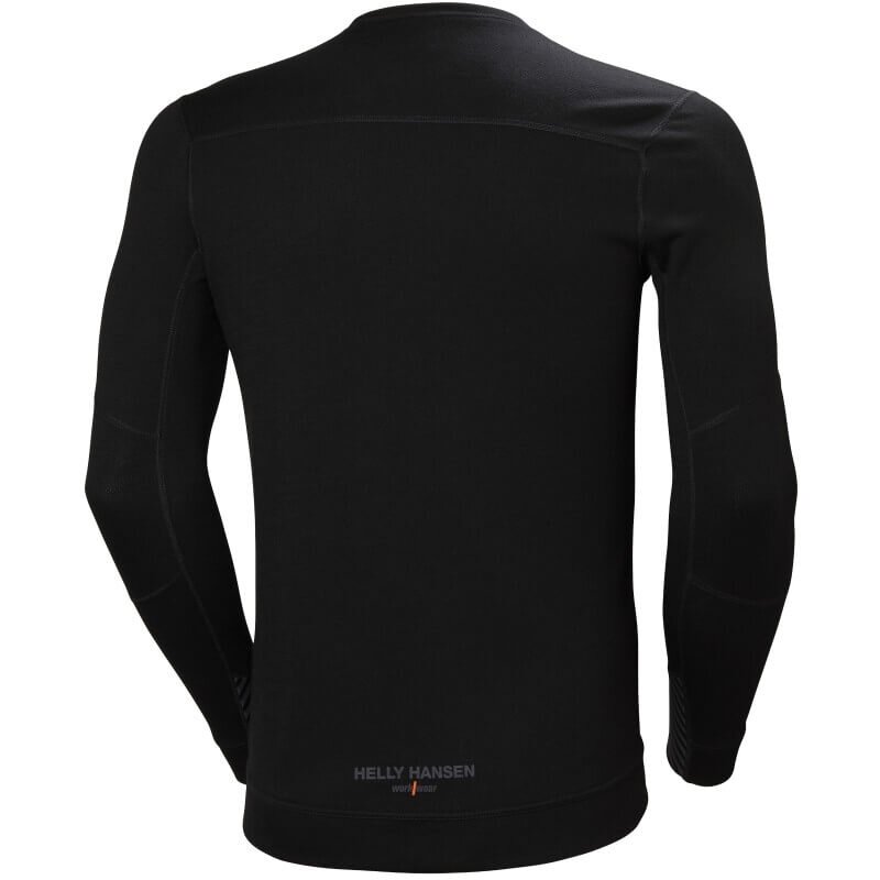 Apakškrekls HELLY HANSEN Lifa Merino Crewneck, melns 1 Apakškrekls HELLY HANSEN Lifa Merino Crewneck, melns 1
