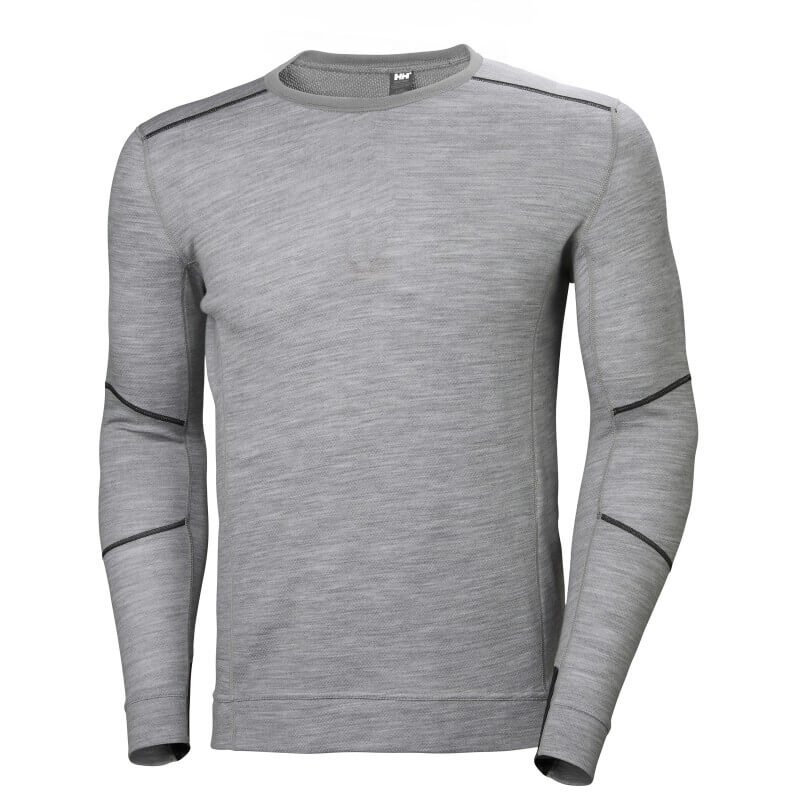 Apakškrekls HELLY HANSEN Lifa Merino Crewneck, pelēks