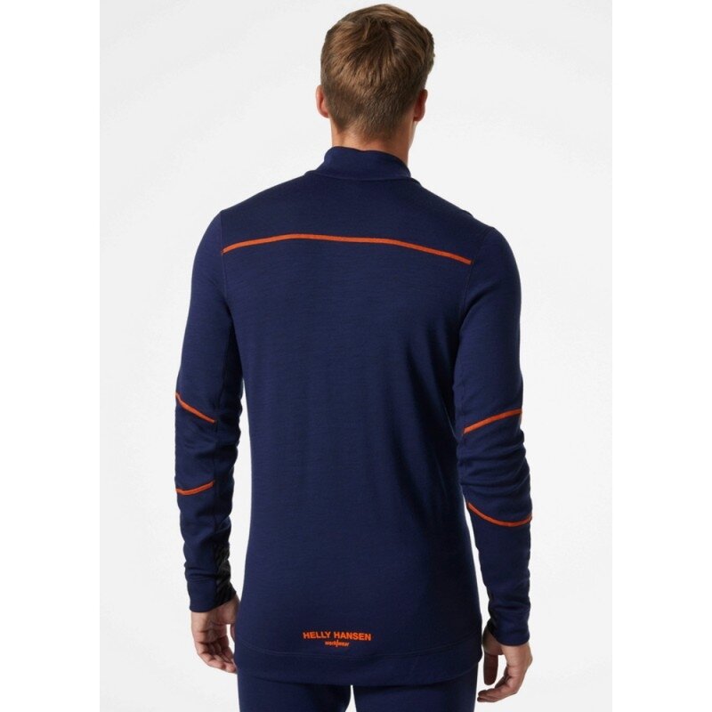 Apakškrekls HELLY HANSEN Lifa Merino Half Zip, oranžs 3