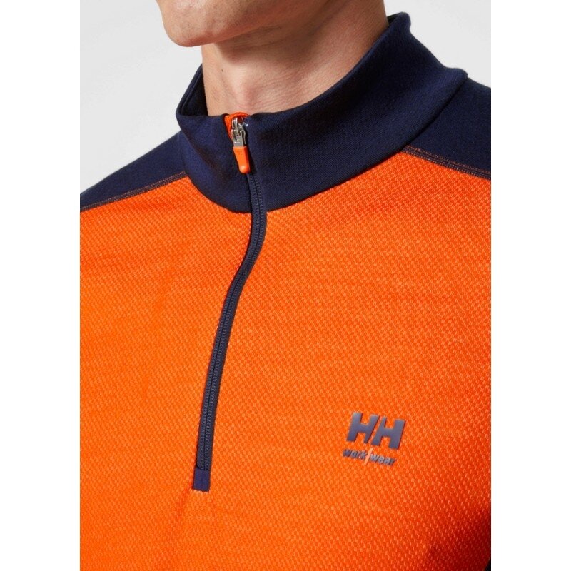 Apakškrekls HELLY HANSEN Lifa Merino Half Zip, oranžs 4