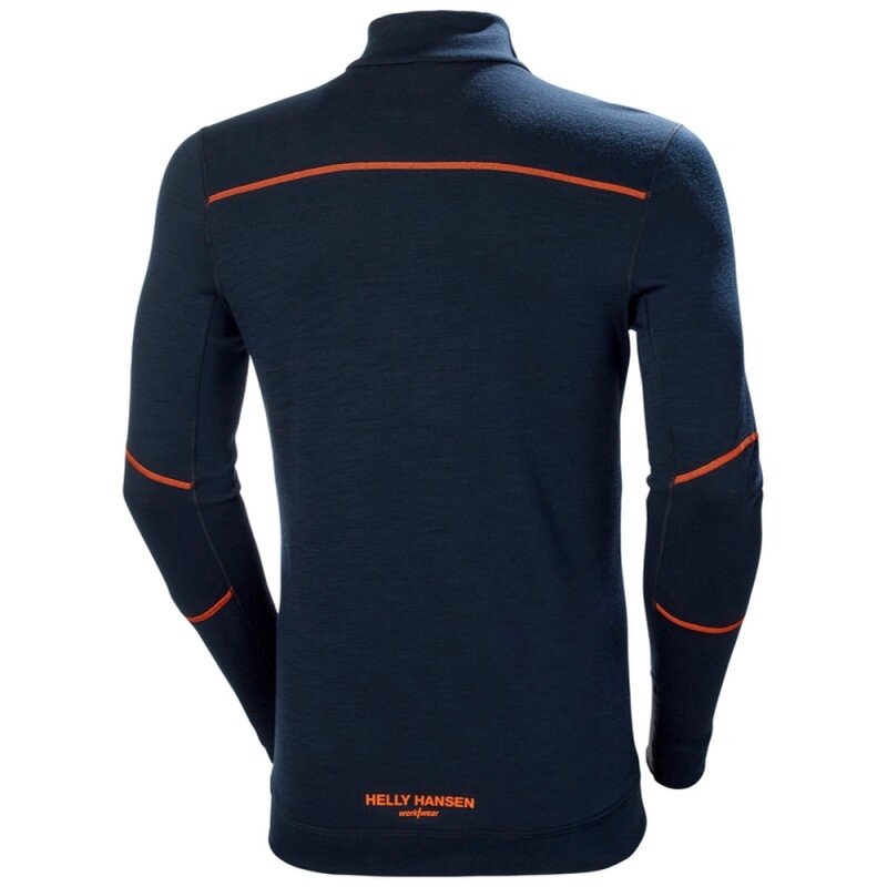 Apakškrekls HELLY HANSEN Lifa Merino Half Zip, oranžs 1 Apakškrekls HELLY HANSEN Lifa Merino Half Zip, oranžs 1