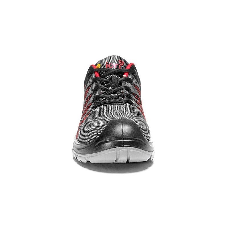 Apavi ELTEN Jori Flex Red Low S1P, melni/sarkani 2 Apavi ELTEN Jori Flex Red Low S1P, melni/sarkani 2