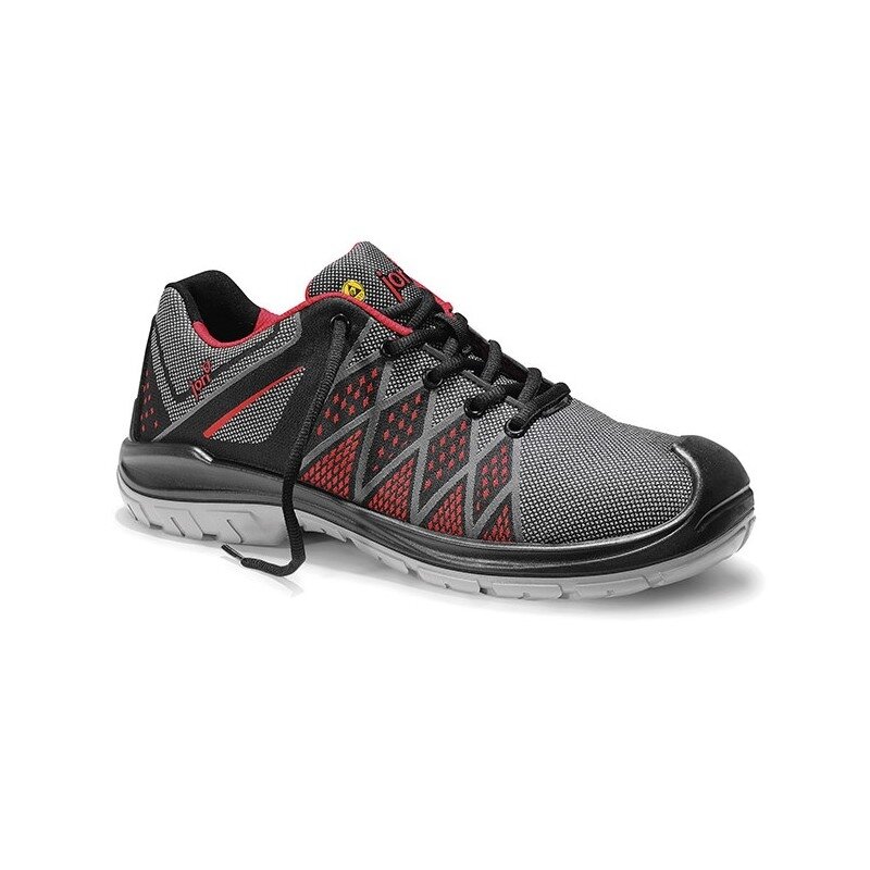 Apavi ELTEN Jori Flex Red Low S1P, melni/sarkani Apavi ELTEN Jori Flex Red Low S1P, melni/sarkani