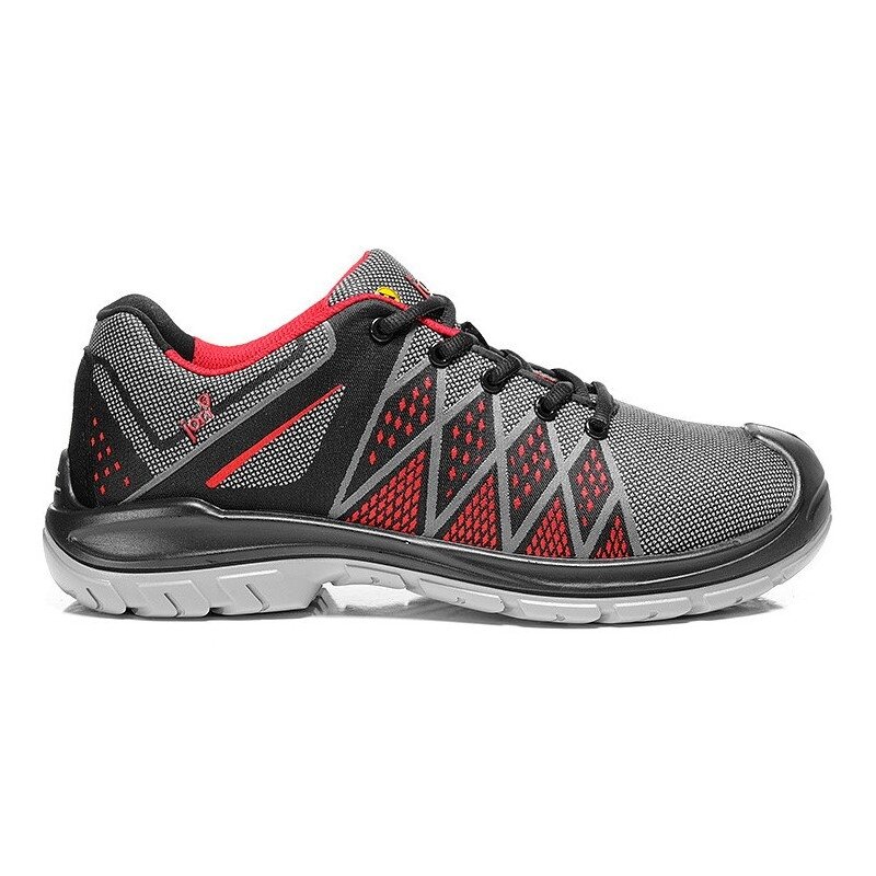 Apavi ELTEN Jori Flex Red Low S1P, melni/sarkani 1
