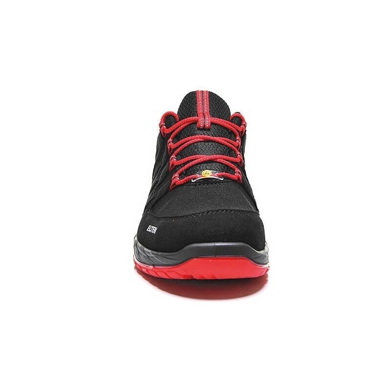 Apavi ELTEN Maddox Black Red Low ESD S3 SRC, melns/sarkans 2