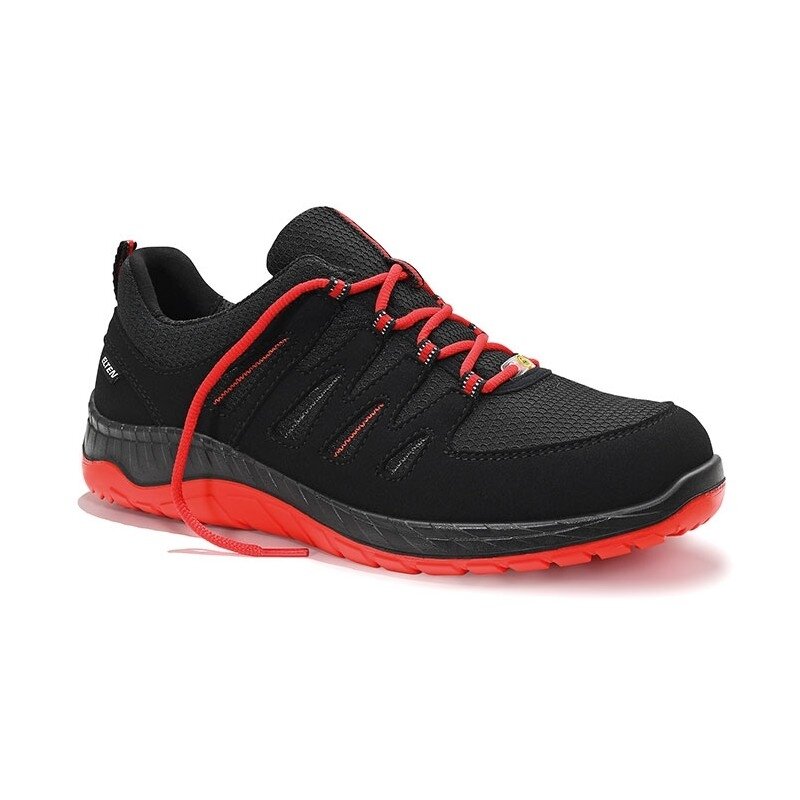 Apavi ELTEN Maddox Black Red LOW O2, melni/sarkani Apavi ELTEN Maddox Black Red LOW O2, melni/sarkani