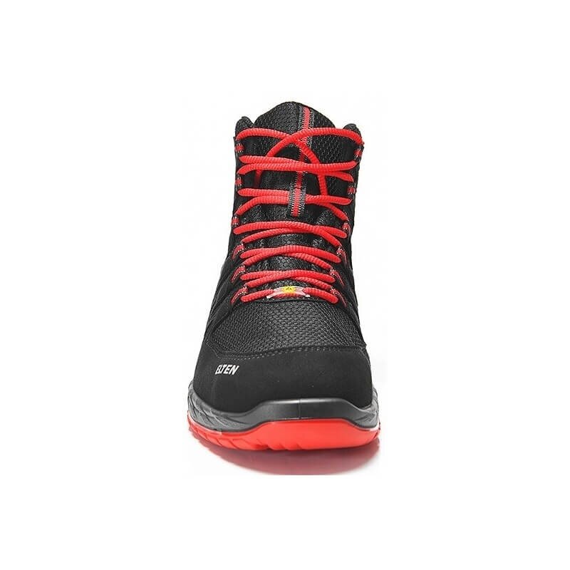 Apavi ELTEN Maddox Black Red Mid ESD S3 SRC, melns/sarkans 2 Apavi ELTEN Maddox Black Red Mid ESD S3 SRC, melns/sarkans 2