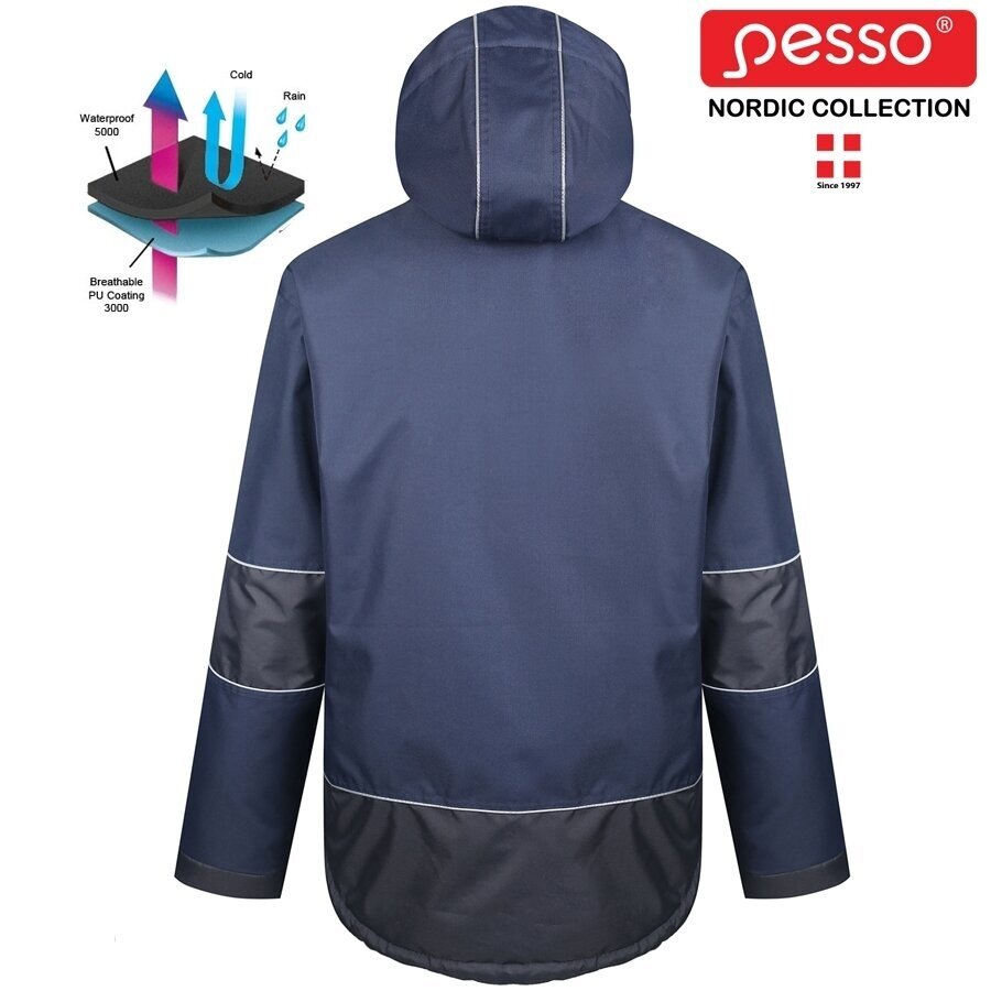 Pašiltinta striukė Pesso ARVIKA, mėlyna 1