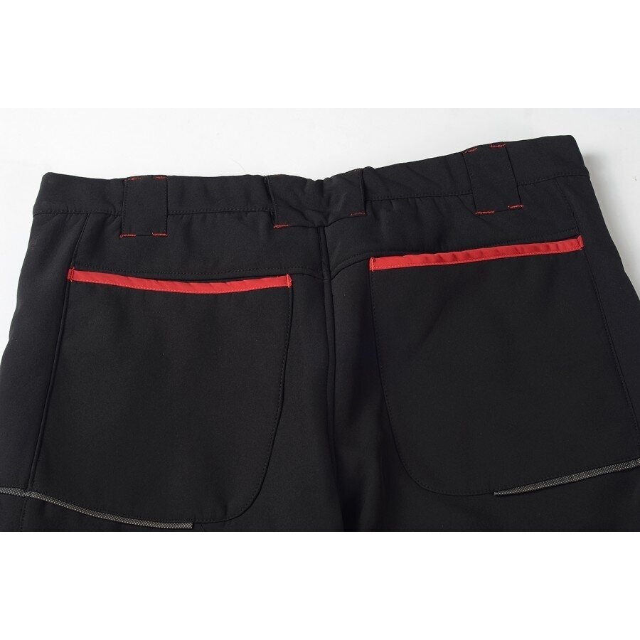 Pašiltintos softshell darbo kelnės Pesso Nebraska, juodos 3 Pašiltintos softshell darbo kelnės Pesso Nebraska, juodos 3