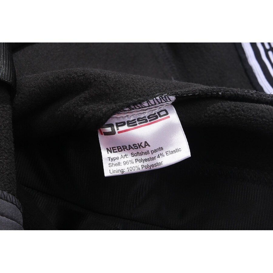 Pašiltintos softshell darbo kelnės Pesso Nebraska, juodos 11 Pašiltintos softshell darbo kelnės Pesso Nebraska, juodos 11