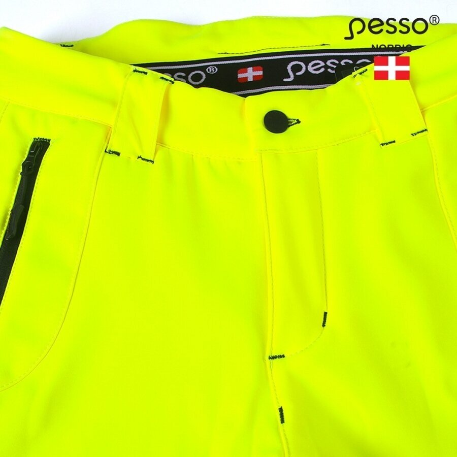 Pašiltintos softshell Pesso Nebraska darbo kelnės, geltonos 5 Pašiltintos softshell Pesso Nebraska darbo kelnės, geltonos 5
