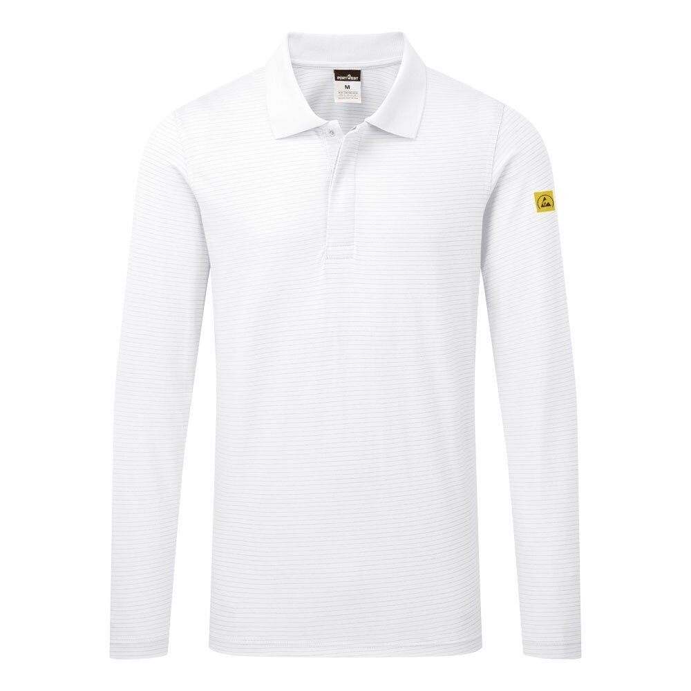 Antistatisks ESD PORTWEST AS23 polo krekls 12 Antistatisks ESD PORTWEST AS23 polo krekls 12