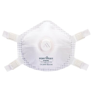 Atkārtoti lietojams ortwest P306 respirators ar vārstu, 5 gab.