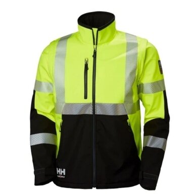 Atstarojoša jaka HELLY HANSEN ICU Softshell, dzeltena