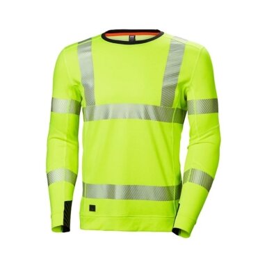 Atstarojošs T-krekls HELLY HANSEN ICU Lifa Active Crewneck, dzeltens