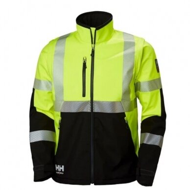 Atstarojoša jaka HELLY HANSEN ICU Softshell, dzeltena